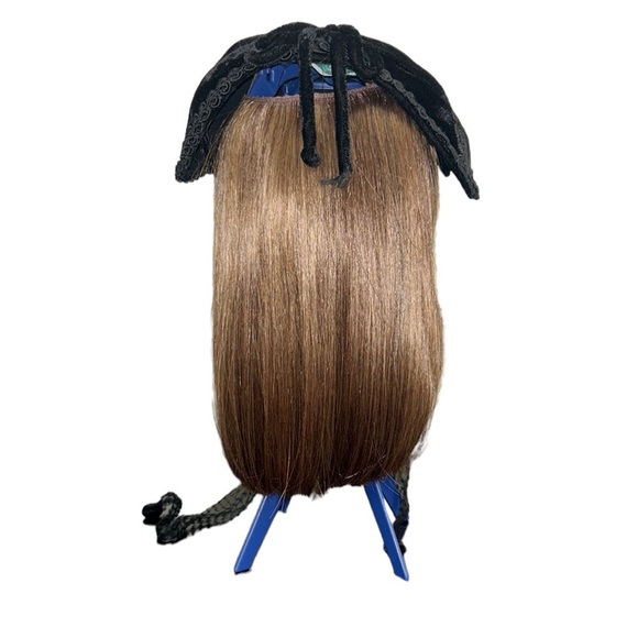 Vintage Marshall Field &‎ Company Black Velvet Church Hat - Picture 4 of 9